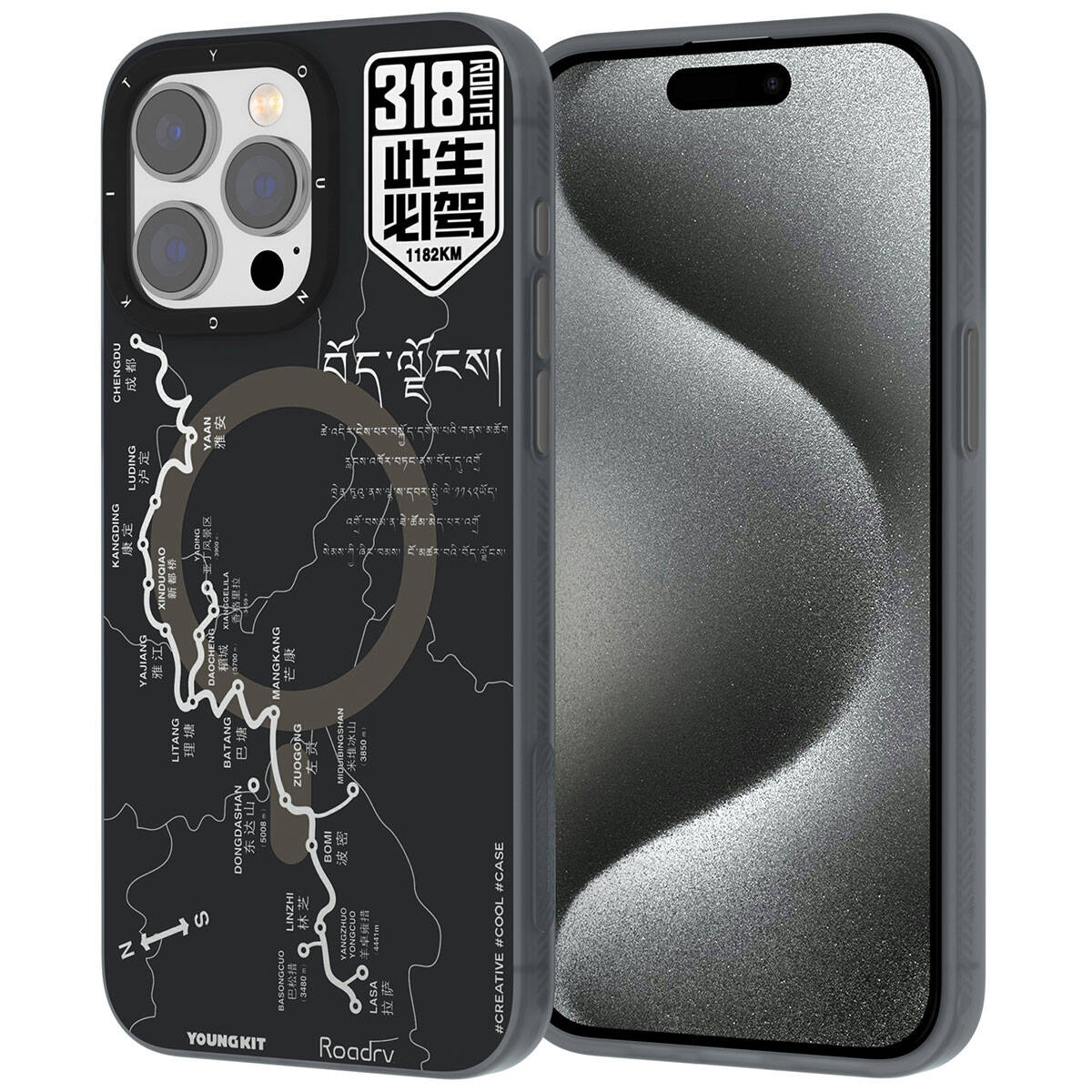 Youngkit 318 Road Serisi iPhone 15 Pro Max Kılıf Magsafe Şarj Özellikli Telefon Kılıfı - 1 Youngkit 318 Road Serisi iPhone 15 Pro Max Kılıf Magsafe Şarj Özellikli Telefon Kılıfı - 1